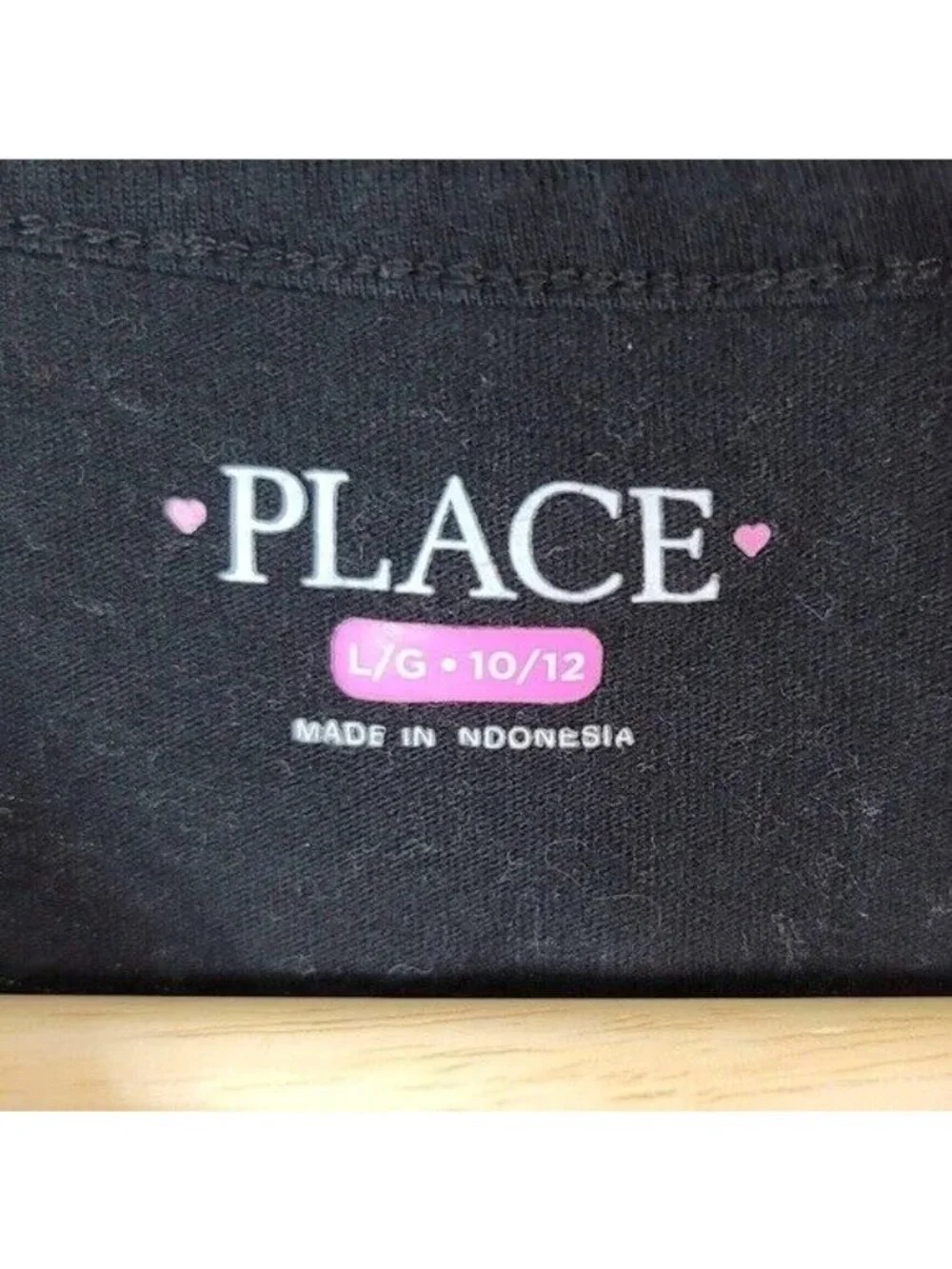 Children's Place Girls Sequin Top Black Large 10 12 Love Who You Are Dream Big